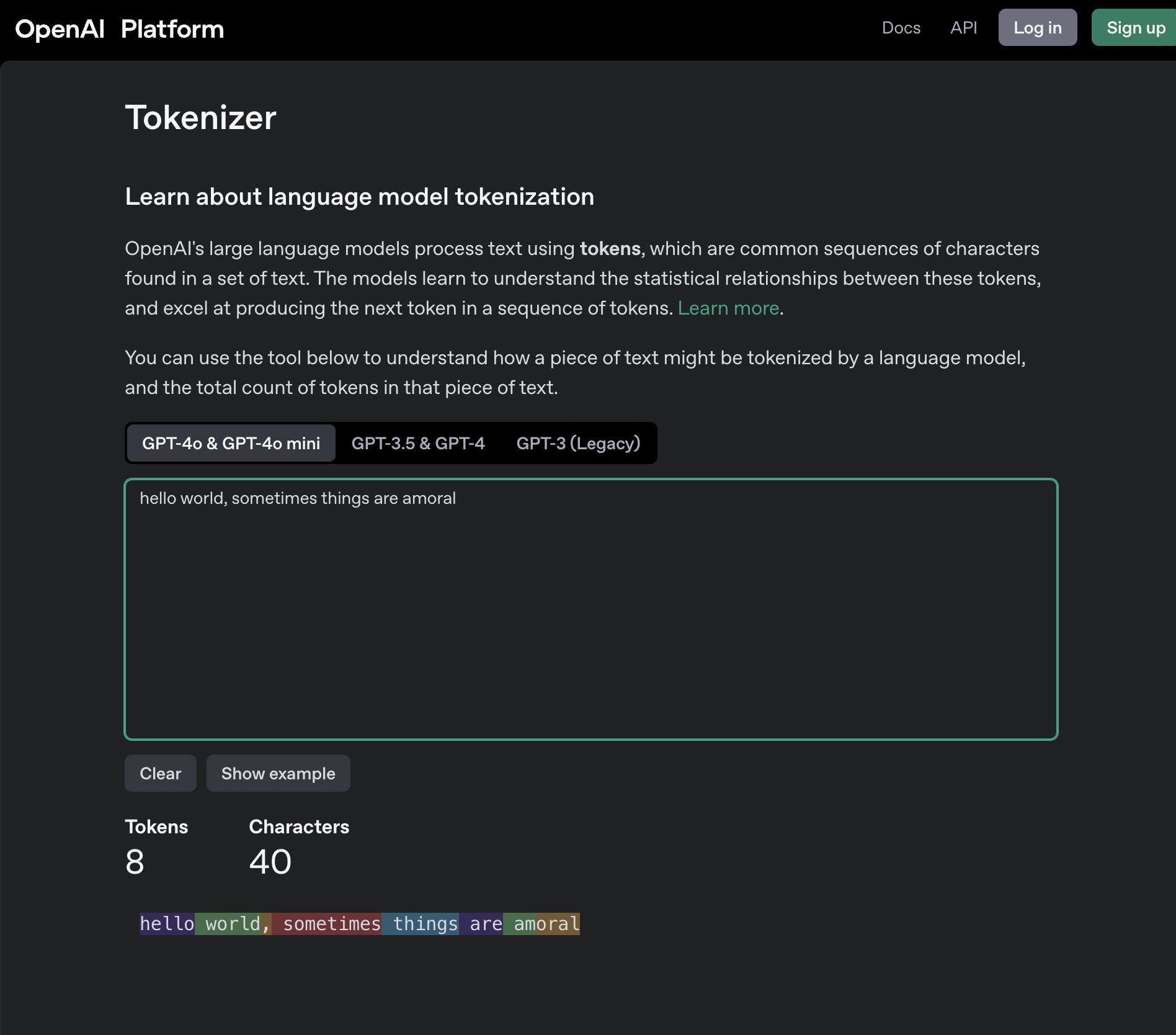 image of tokenization